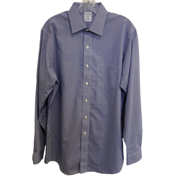 Brooks Brothers Other - Brooks Brothers Long Sleeve Button Down Regent Dress Shirt  Size16-4/5 Checkered
